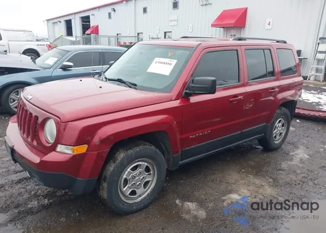 2012 Jeep Patriot Sport from USA, damaged, VIN 1C4NJRBB7CD525348